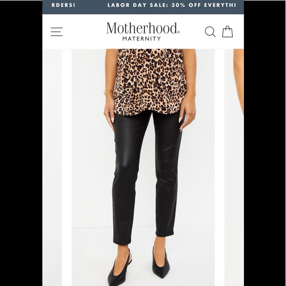 SECRET FIT BELLY COATED SKINNY LEG MATERNITY ANKLE